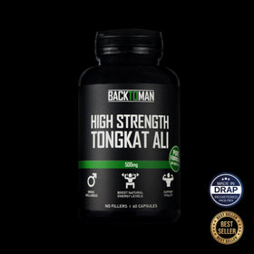 Tongkat Ali 500mg (60 capsules - 2 month supply)