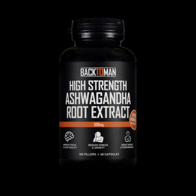 Ashwagandha Root Extract KSM-66 500mg No Fillers (60 capsules - 2 month supply)