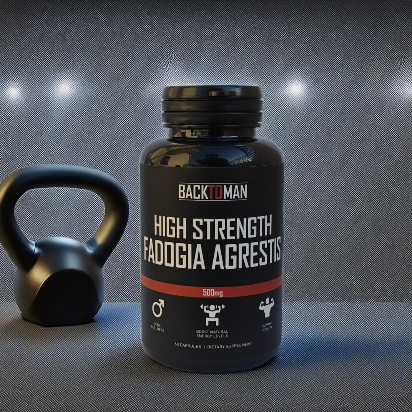 Fadogia Agrestis 500mg (60 capsules - 2 month supply)
